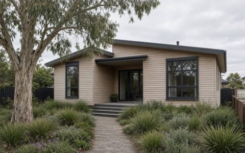 Fictional Fitzroy weatherboard house with a north-facing garden