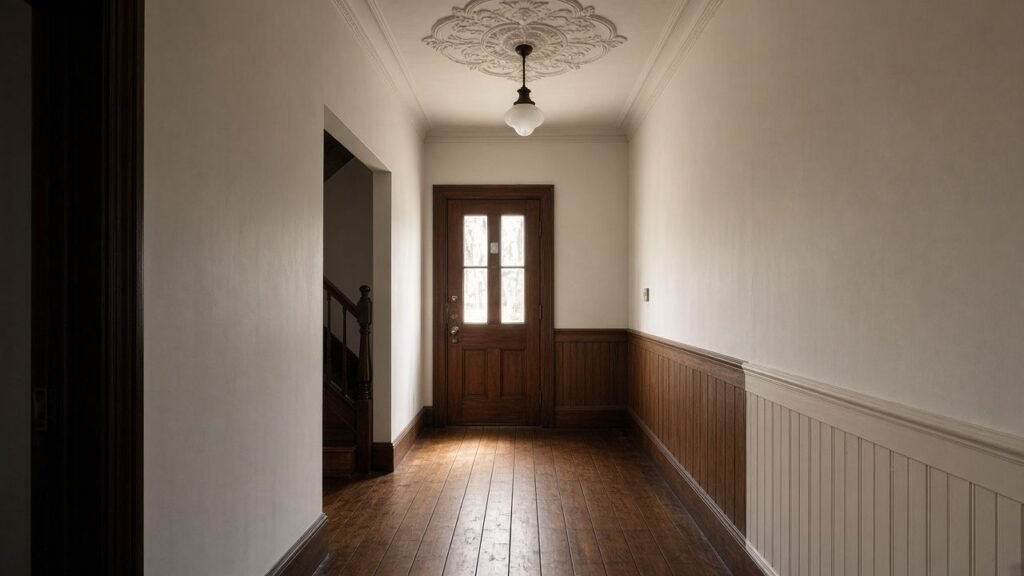 Hallway of the fictional Paddington terrace