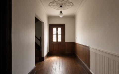 Hallway of the fictional Paddington terrace